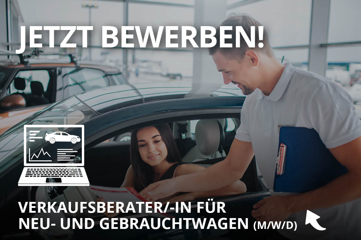 Verkaufsberater/-in für Neu- und Gebrauchtwagen (m/w/d) Verkaufsberater/-in für Neu- und Gebrauchtwagen (m/w/d)